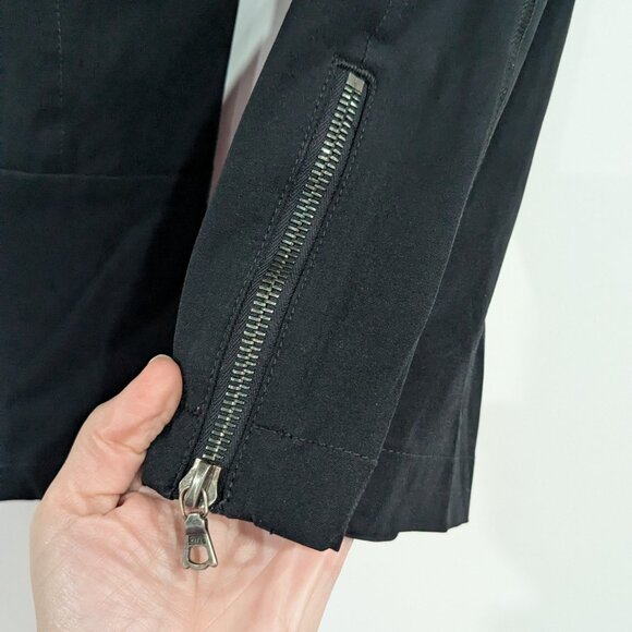 Cambio Cropped Pants with Zippers Black Size 8 - Picture 5 of 7